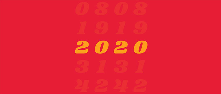 css3炫酷100周年数字滚动动画特效 - 溯柯网