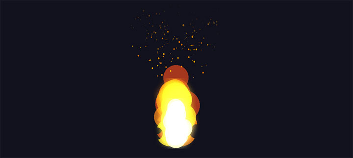 HTML5 Canvas燃烧火焰动画特效 - 溯柯网