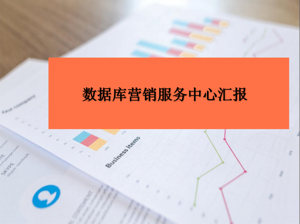 数据库营销服务中心商务汇报PPT模板