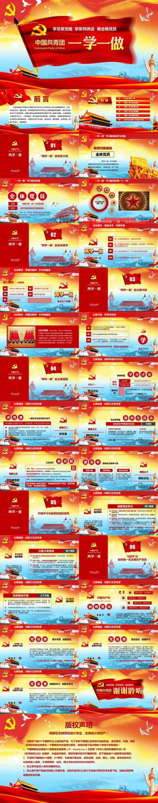 一学一做中国共青团团史学习解读历史PPT