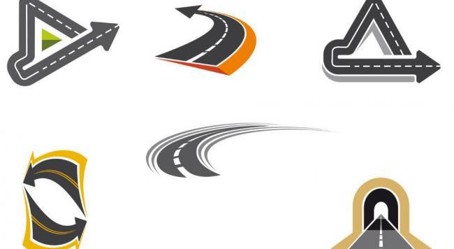 ​道路设计logo素材