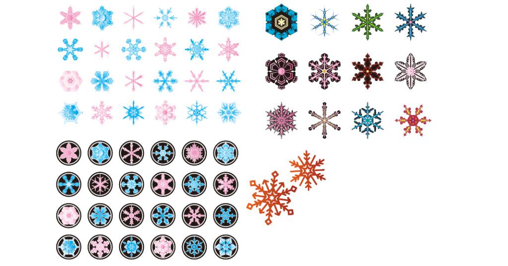 冬天​雪花图标