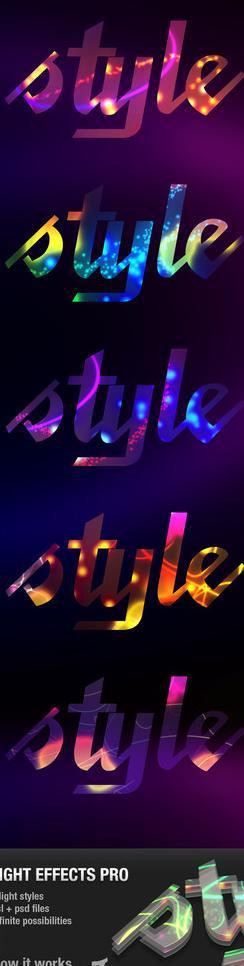 ​ps字体特效
