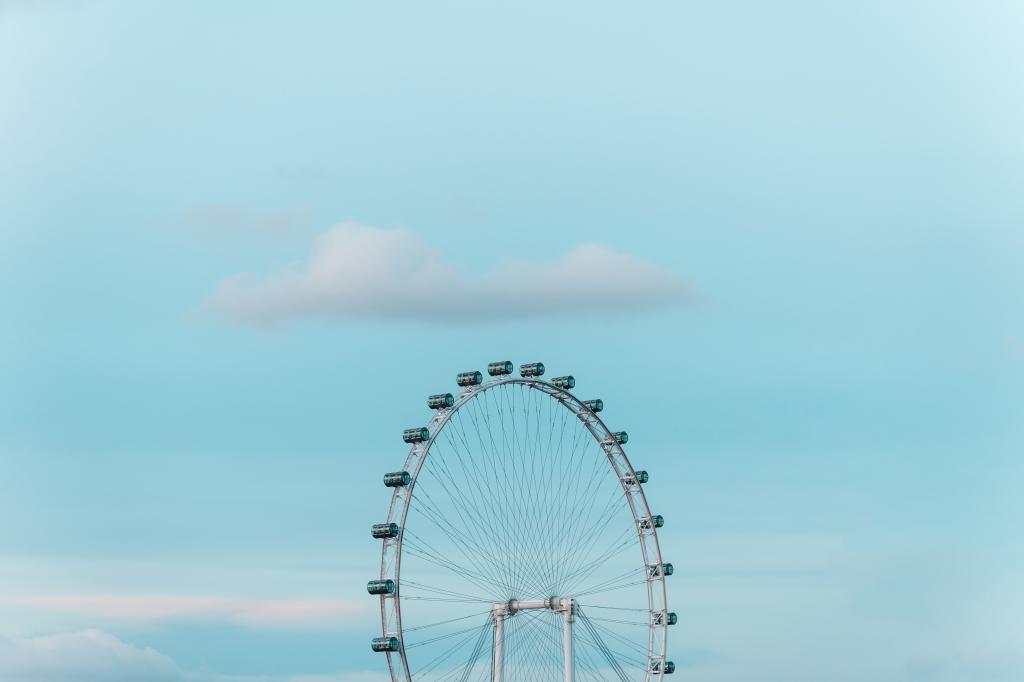 摩天轮唯美图片