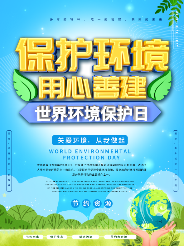 世界环境日保护环境宣传海报