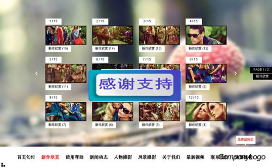 canvas-Flash网站管理系统