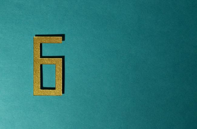 数字6背景图片