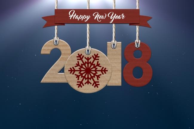 创意新年贺卡
