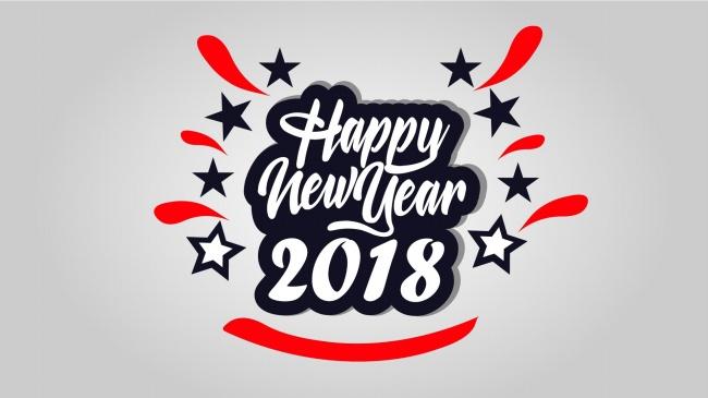新年快乐艺术字体
