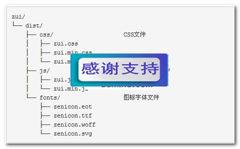 ZUI前端html5框架