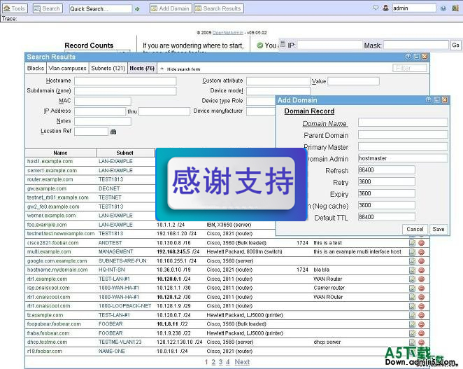OpenNetAdmin主机管理系统