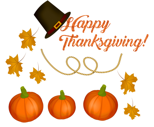 happy Thanksgiving免抠图