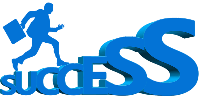 商务人物奔跑剪影success免抠图