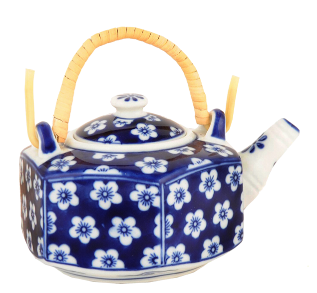 青花瓷茶壶