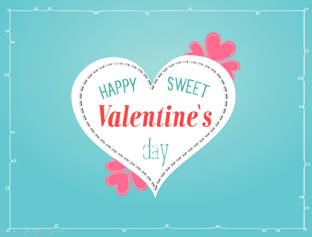Happy Valentine\'s Day——情人节创意表白动态贺卡ppt模板