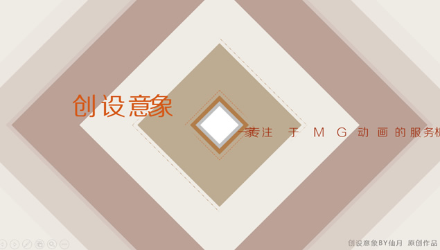 一家专注于MG动画的服务机构——纯ppt打造创设意象公司介绍ppt模板