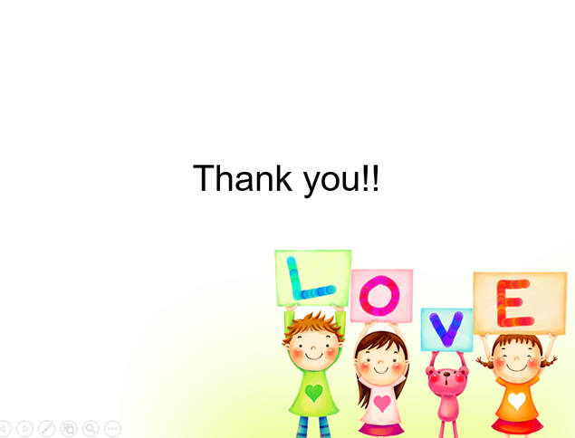 Happy mother\'s Day 卡通动漫母亲节ppt模板