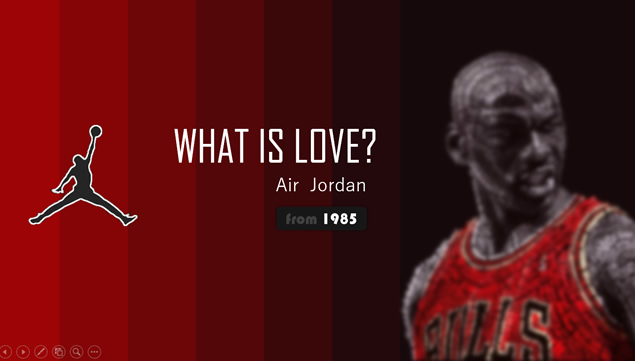 Jordan（乔丹）品牌篮球运动体育主题ppt模板