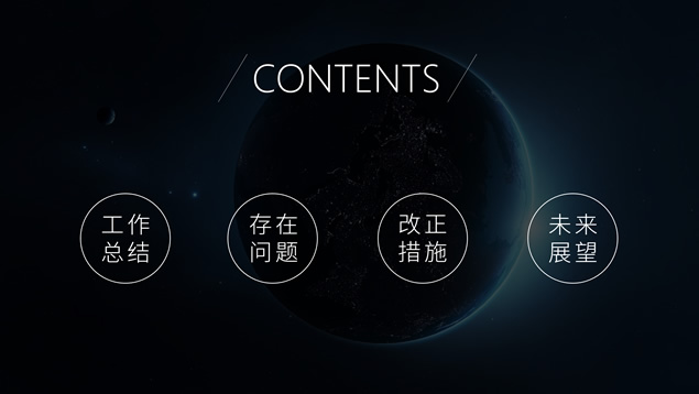 简约高端实用目录页ppt模板（10张）