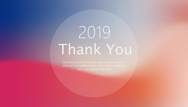 半透明图表极简精致苹果iOS风格ppt模板