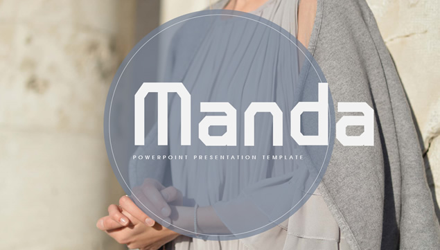 欧美时尚杂志风服装产品展示介绍ppt模板