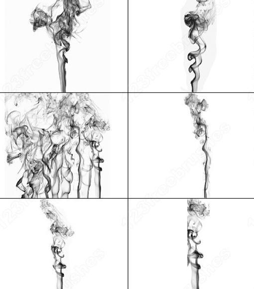 ​烟雾水墨笔刷