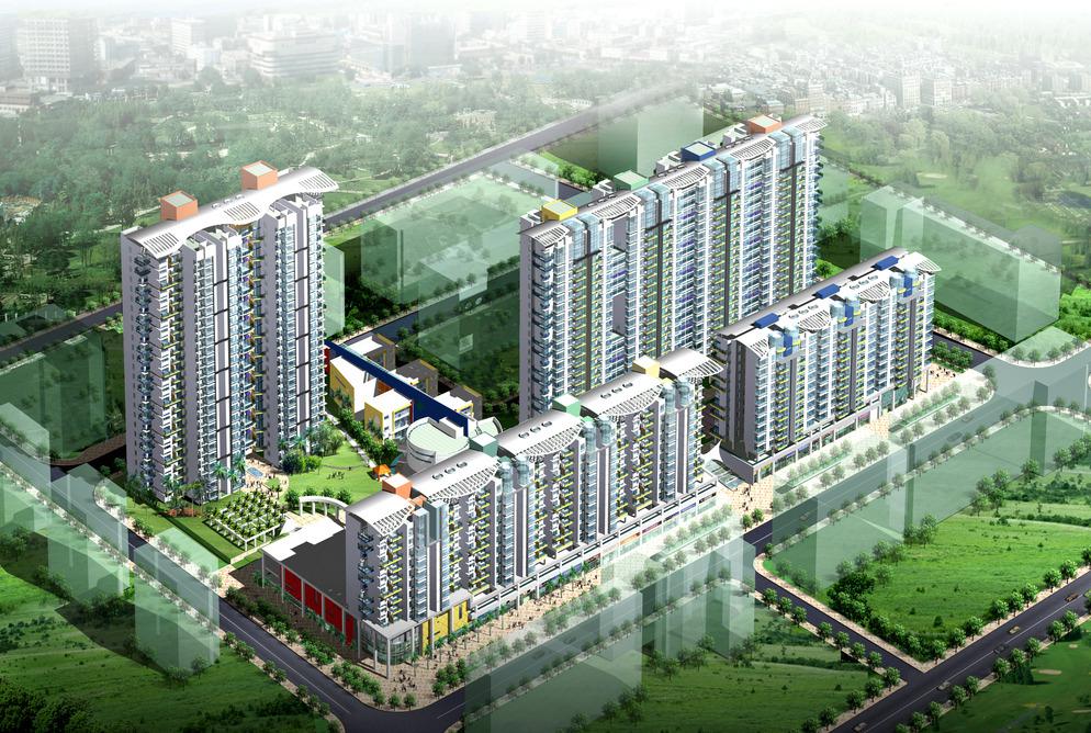 ​建筑鸟瞰图