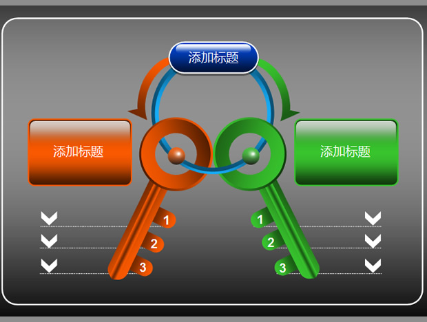 扩散关系PPT单张图表