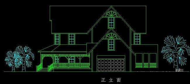 2层3室3厅3卫M型别墅设计图