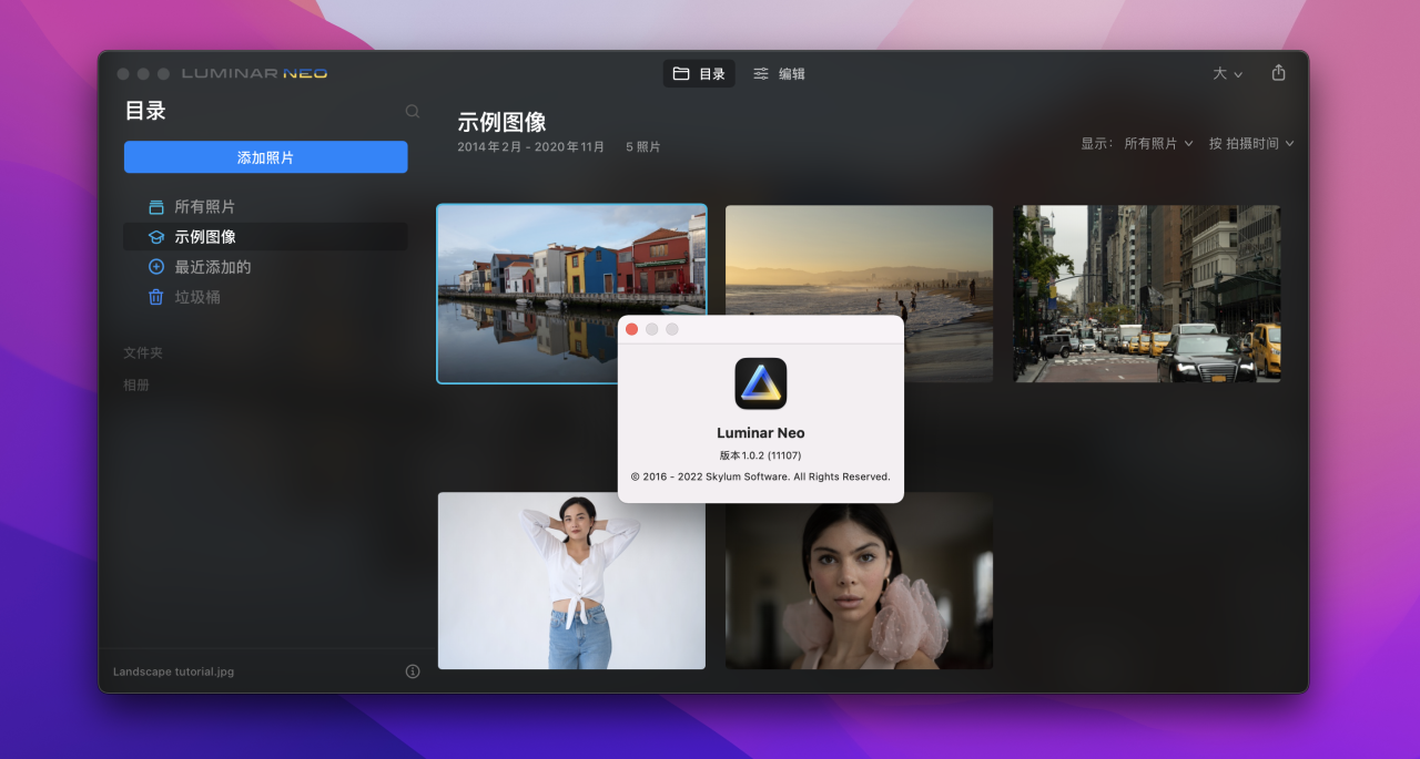 Luminar Neo for mac v1.24.0 (19490) 中文激活版 创意图片编辑器