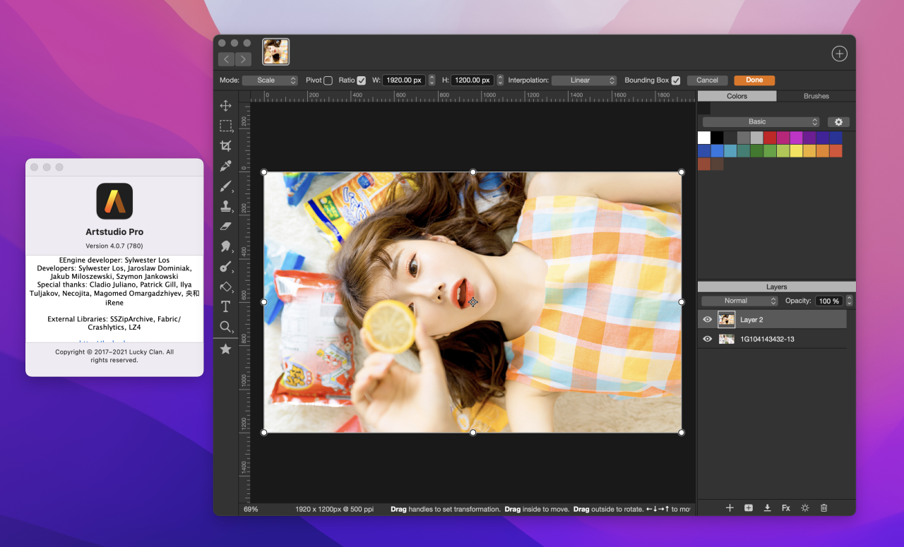 Artstudio Pro for mac v5.2.8 永久英文激活版 绘图和编辑工具