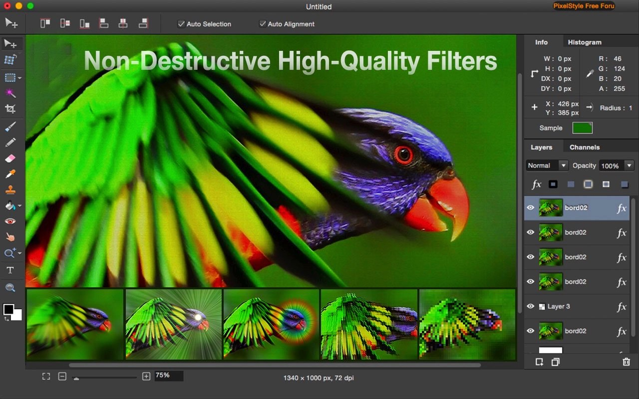 Photo Image Editor Pixelstyle for Mac v4.3.1激活版 图像编辑器