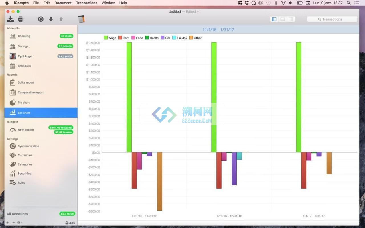 iCompta 6 for Mac v6.1.14激活版 个人财物管理工具