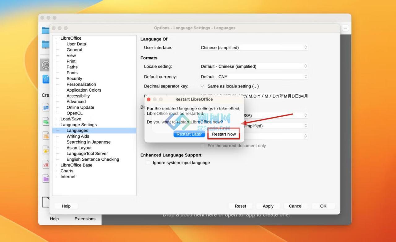 LibreOffice for Mac v25.2.2 正式版 office办公套件 开源软件