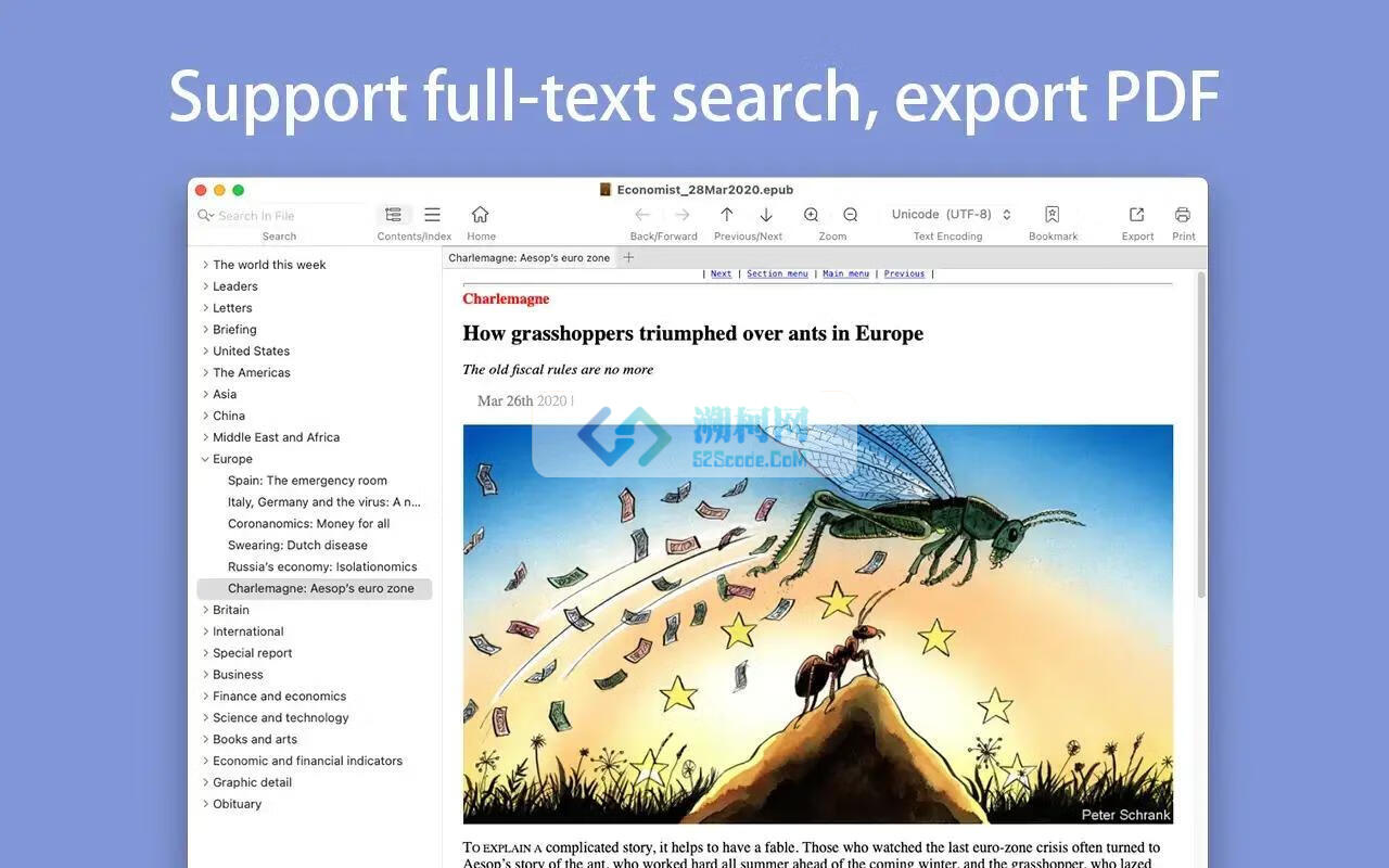 GM EPUB Reader Pro for Mac v2.8.2激活版 专业ePub阅读神器
