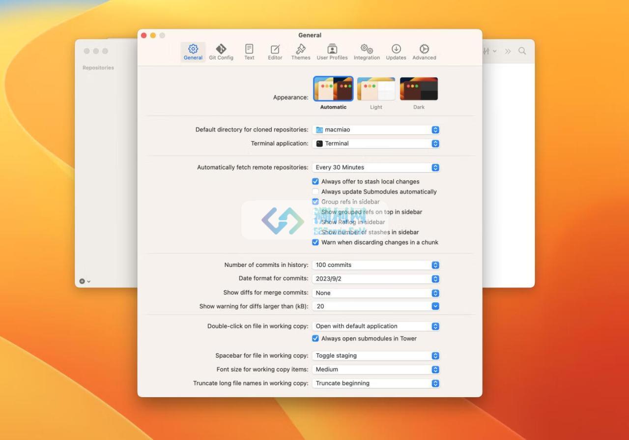Tower for Mac v12.5.2(466)注册英文激活版 强大的Git客户端