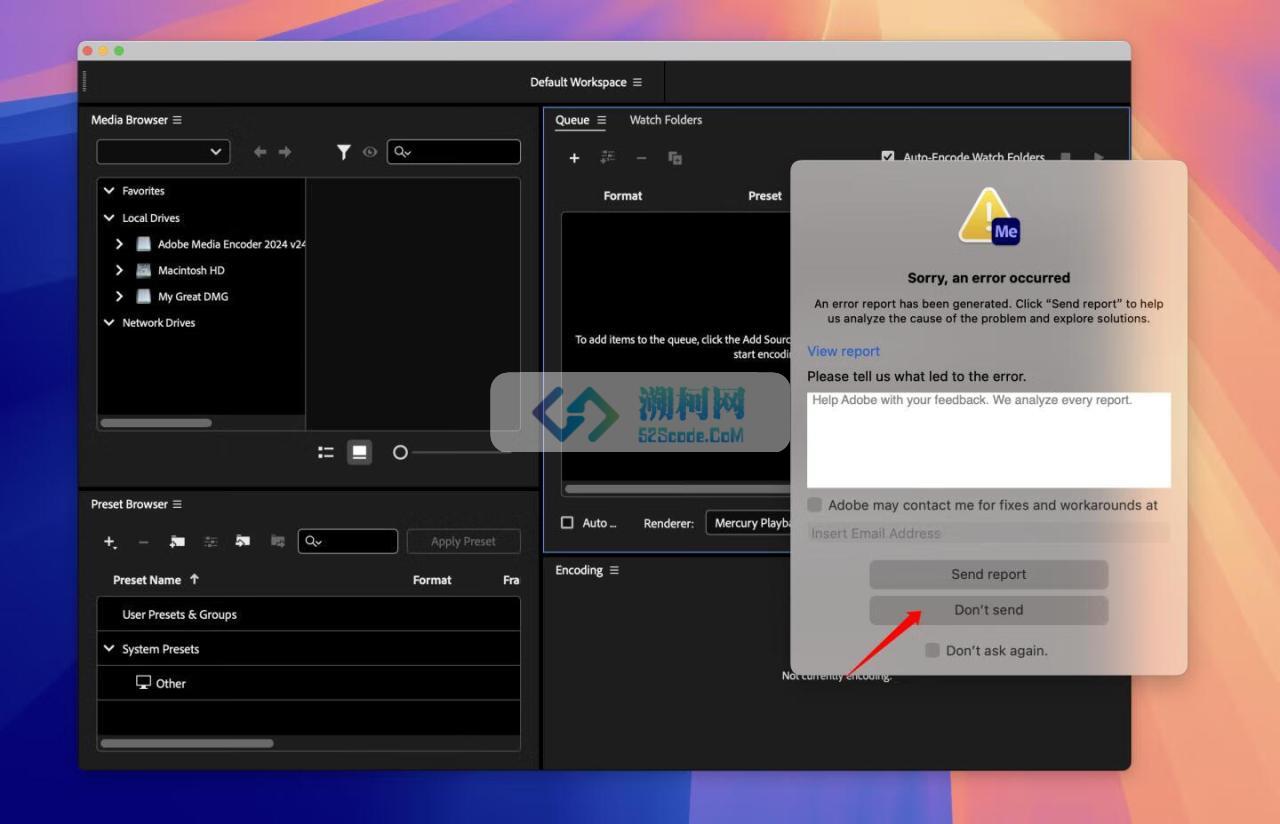 Adobe Media Encoder 2024 for Mac v24.6.1 中文直装版 intel/M通用 (ME 2024)