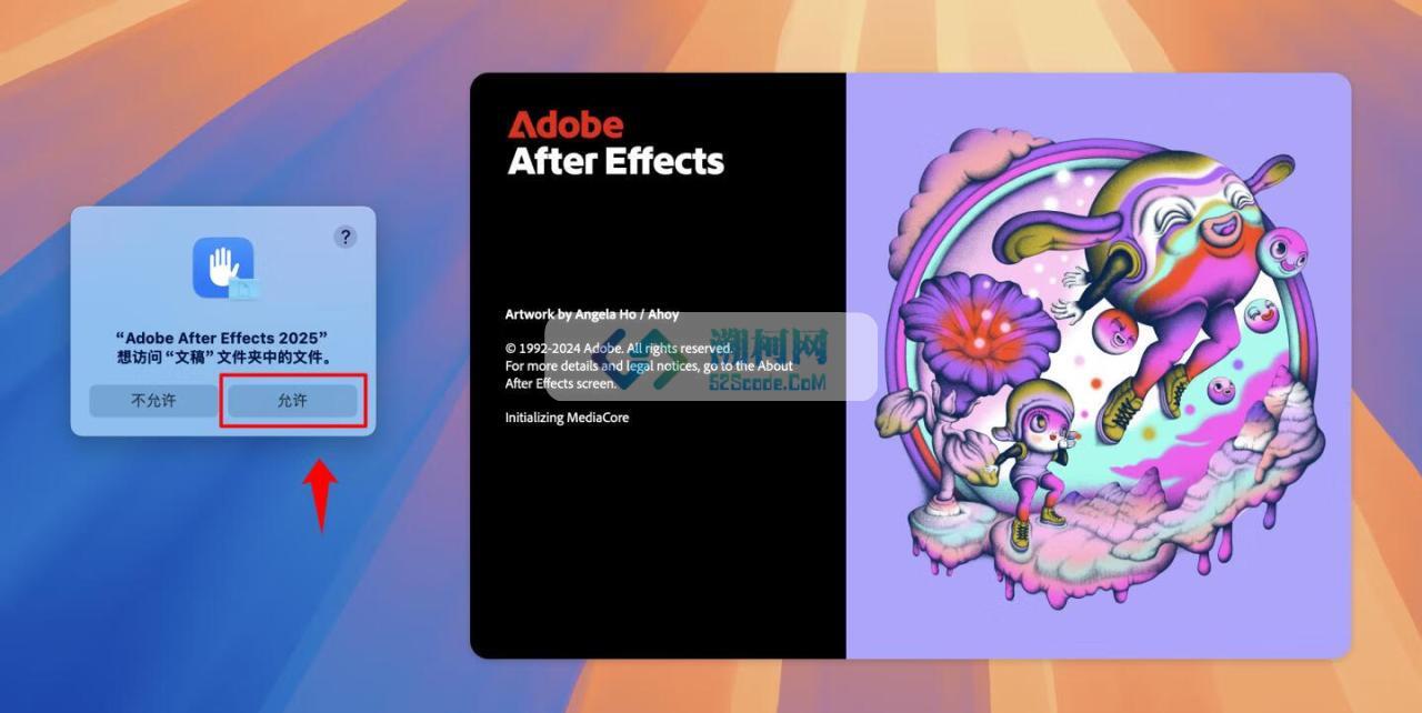 Adobe After Effects 2025 for Mac v25.0.1 中文破解版 intel/M通用 (AE 2025)