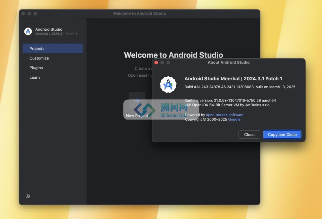 Android Studio for mac v2024.3.1.14免费版 Android集成开发环境