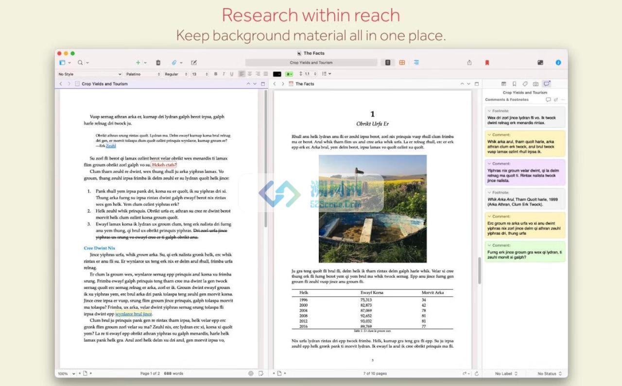 Scrivener 3 for Mac v3.4.0 中文激活版 最好用的mac写作软件