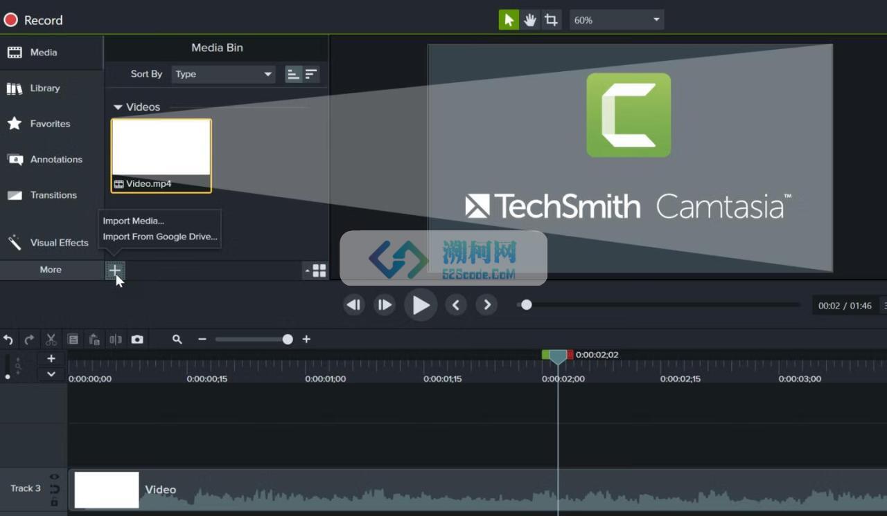 Camtasia Studio 2025 for Mac v2025.1.4 (2025.1040) 中文激活版 屏幕录制工具