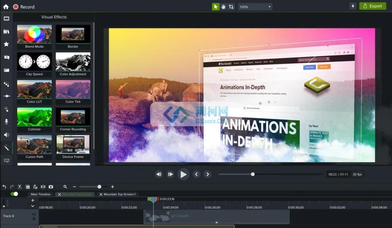 Camtasia Studio 2025 for Mac v2025.1.4 (2025.1040) 中文激活版 屏幕录制工具