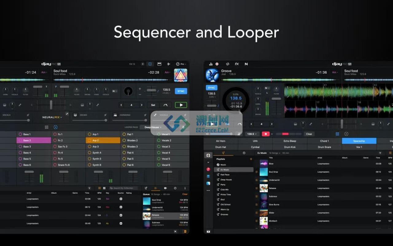 Algoriddim djay Pro Ai for Mac v5.3.0 激活版 DJ混音软件