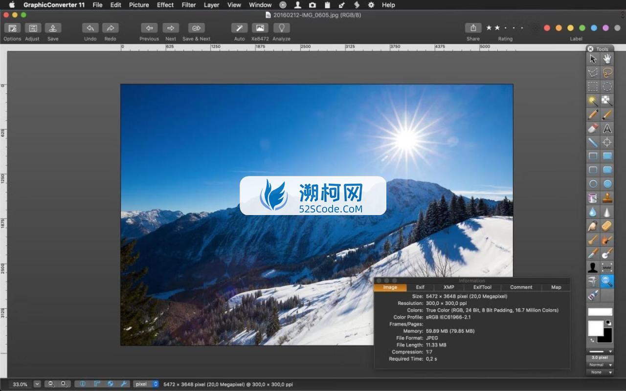 GraphicConverter 12 for Mac v12.2.2(6635)中文激活版 图片浏览器