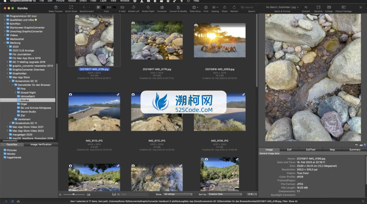 GraphicConverter 12 for Mac v12.2.2(6635)中文激活版 图片浏览器