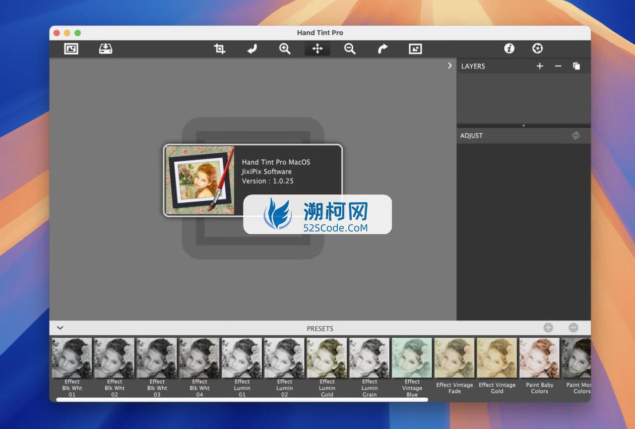 JixiPix Hand Tint Pro for Mac v1.0.25激活版 图片调色修图软件