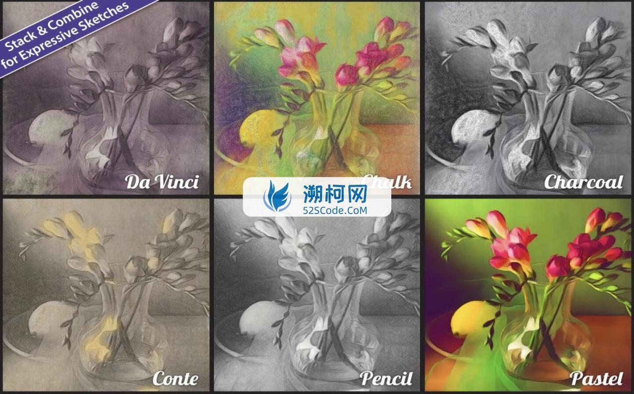 JixiPix Pastello Pro for Mac v6.0.102激活版 照片转绘画特效工具