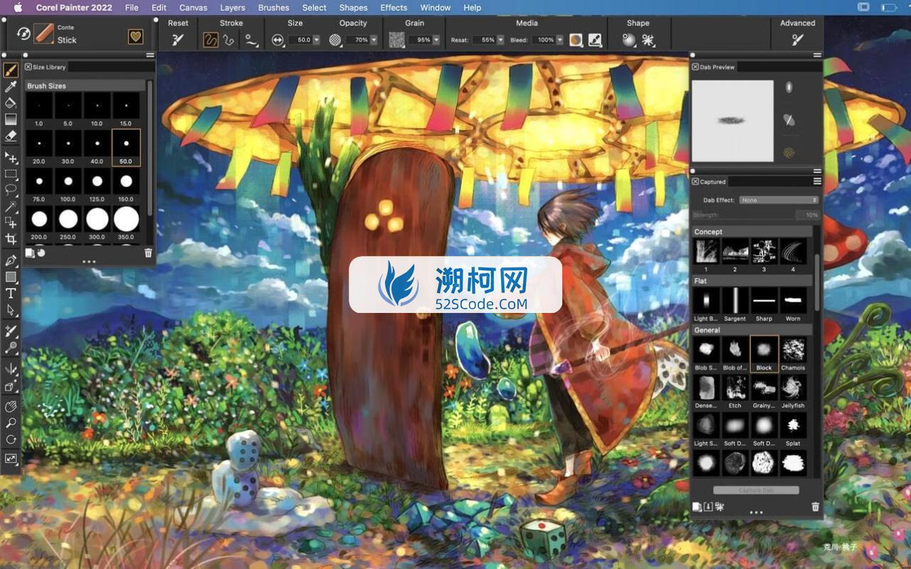 Corel Painter 2023 for mac v23.0.0.352激活版 强大的数字绘画软件