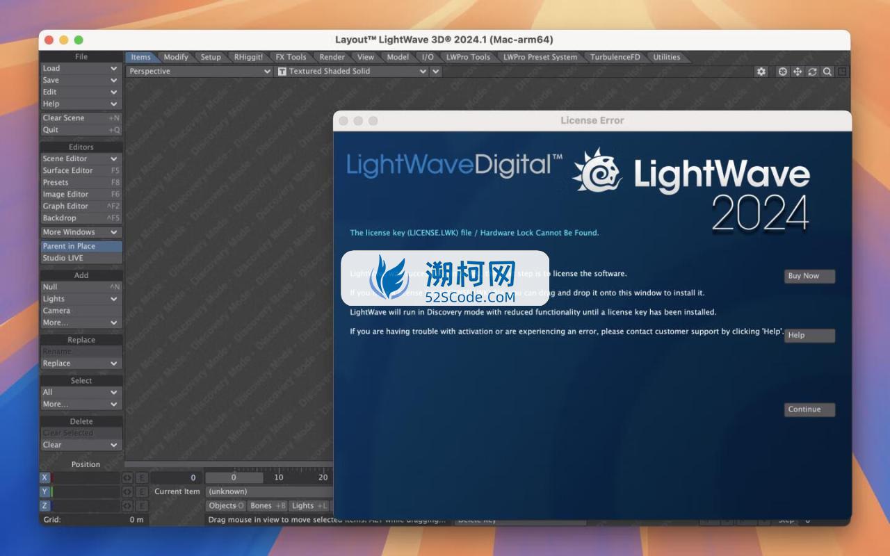 NewTek LightWave 3D for mac v2024.1.0激活版 3D动画制作软件