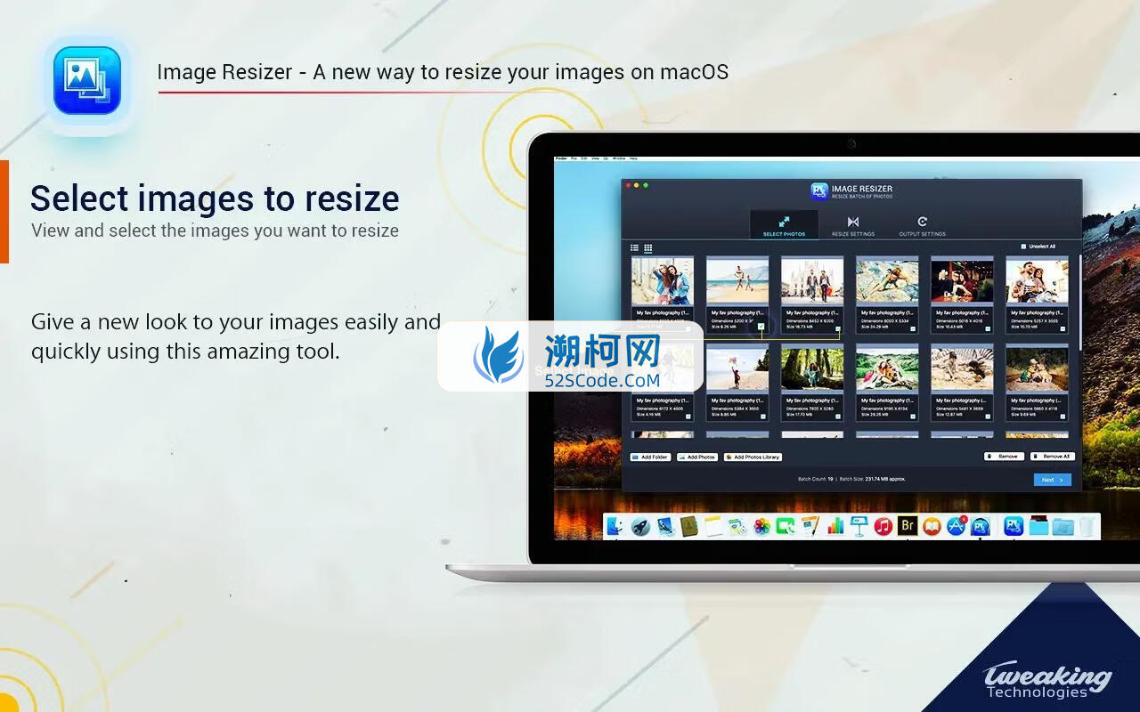 Image Resizer - Resize Photos for Mac v4.1激活版 图像尺寸批量修改工具